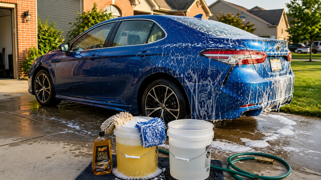 car wash found wash it in home