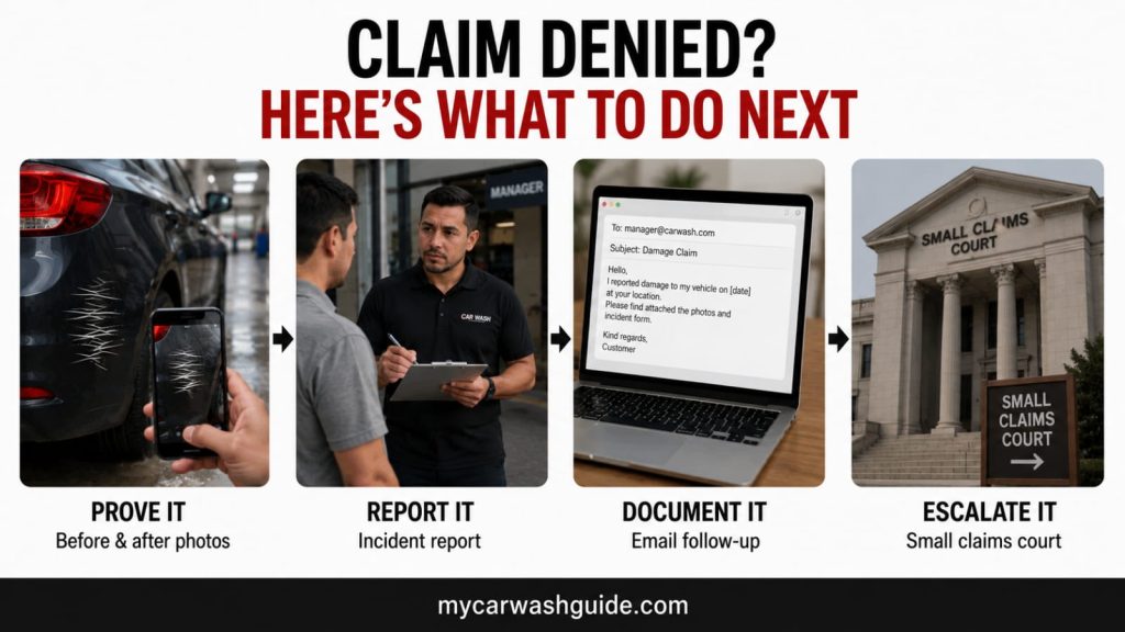 what to do next when claimed is denied follow this step.