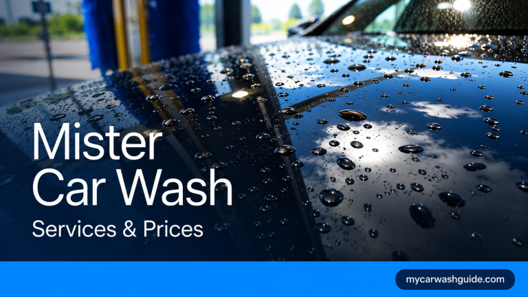 mister car wash services and prices
