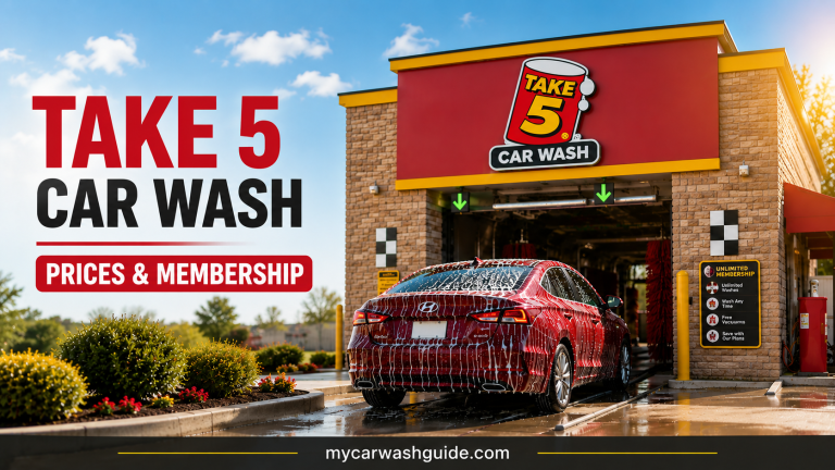 Take 5 Car Wash prices and membership plans.